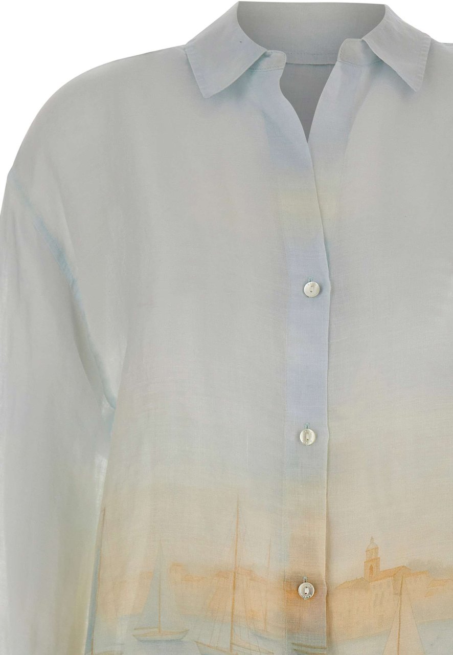MC2 Saint Barth Shirts Light Blue Lichtblauw