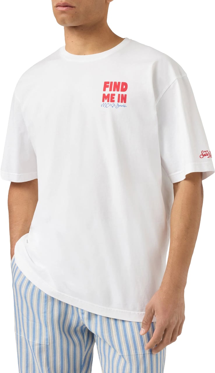 MC2 Saint Barth T-Shirts And Polos White Wit