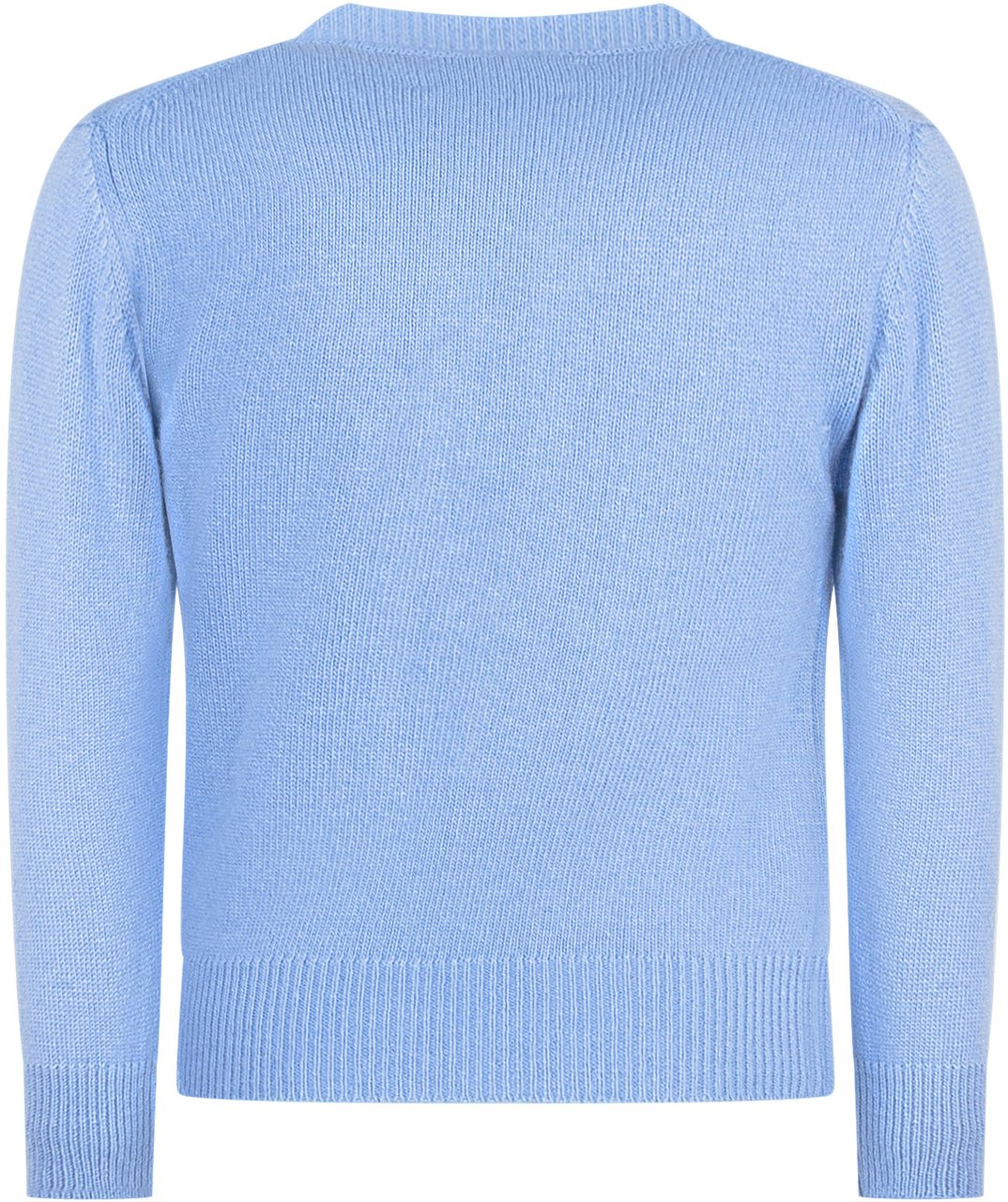 MC2 Saint Barth Maglione Azzurro con Scritta Lichtblauw