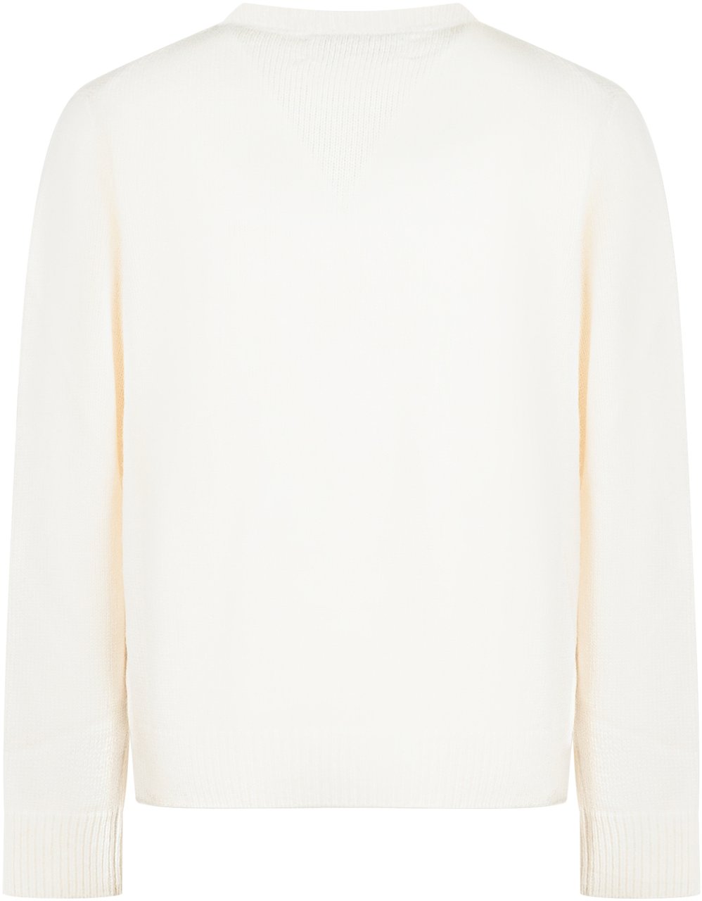 MC2 Saint Barth Maglione Bianco con Grafica Auto Wit
