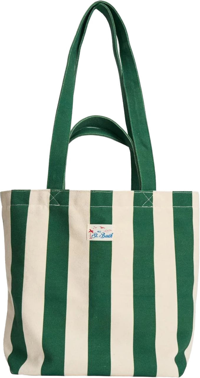 MC2 Saint Barth Bags Verde/Bianco Donkergroen