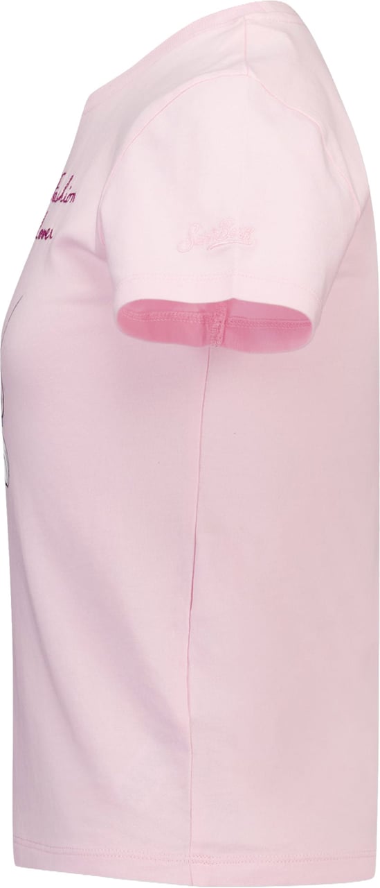 MC2 Saint Barth MC2 Saint Barth Kinder Meisjes T-Shirt In Licht Roze Roze
