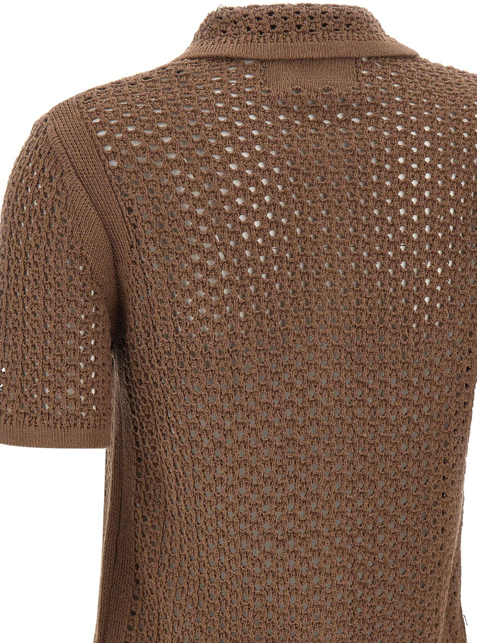 MC2 Saint Barth Shirts Brown Beige