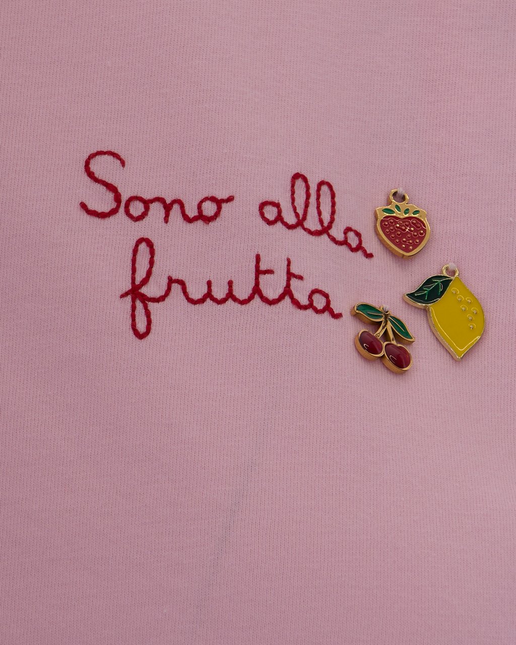 MC2 Saint Barth T-Shirts And Polos Sono Alla Frutta 20 Charm Emb Roze