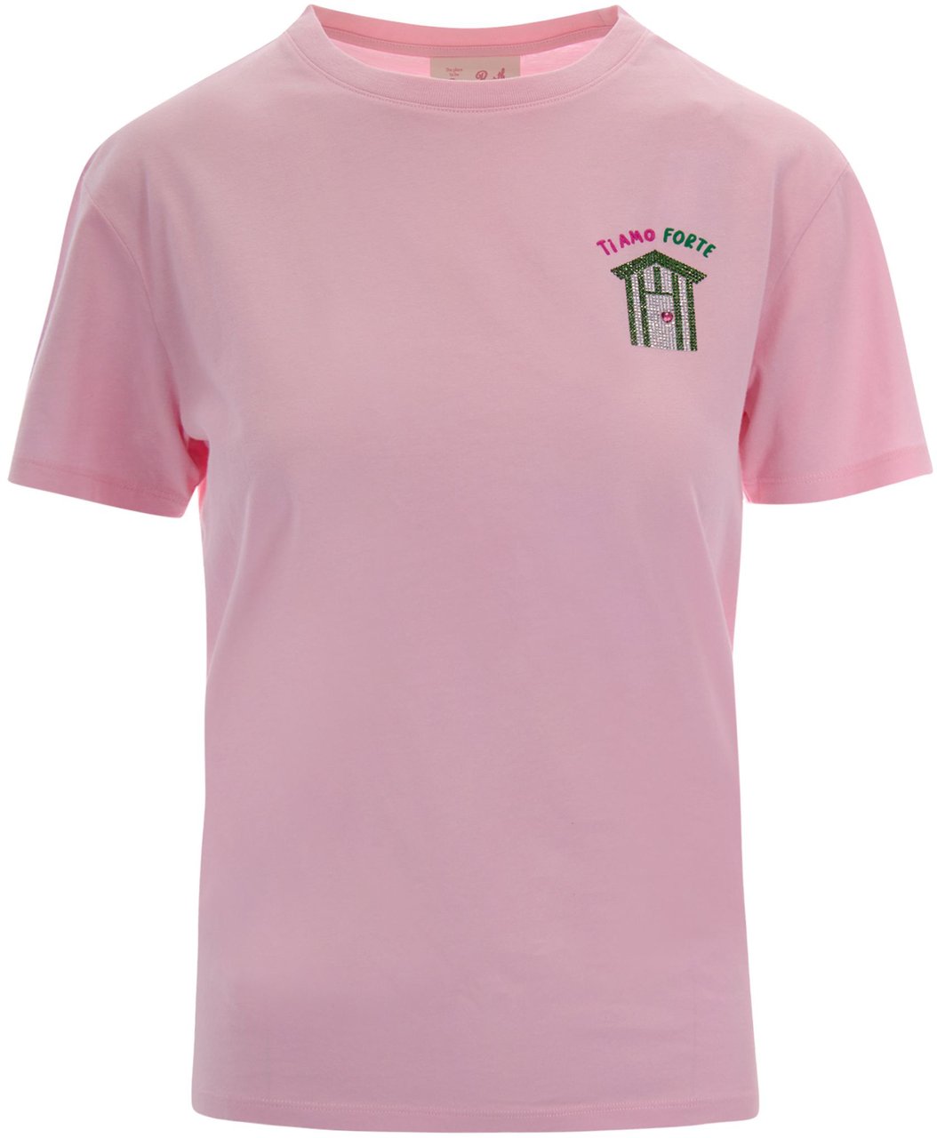 MC2 Saint Barth T-Shirts And Polos Amo Forte 20 Strass Emb Roze