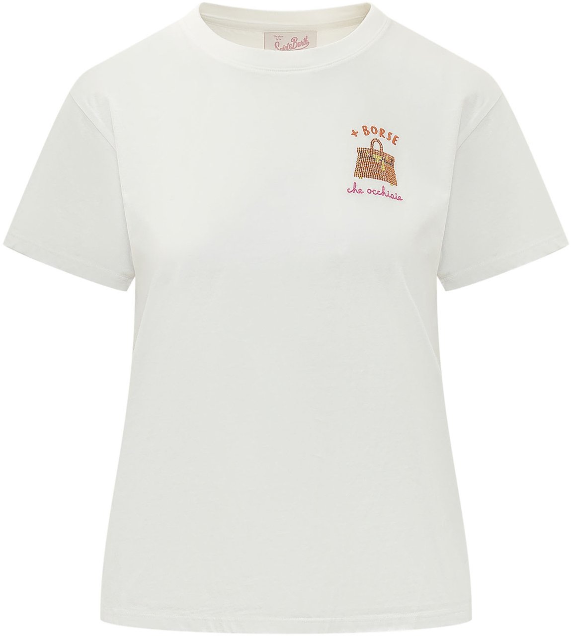 MC2 Saint Barth Emilie T-shirt con Ricamo Wit