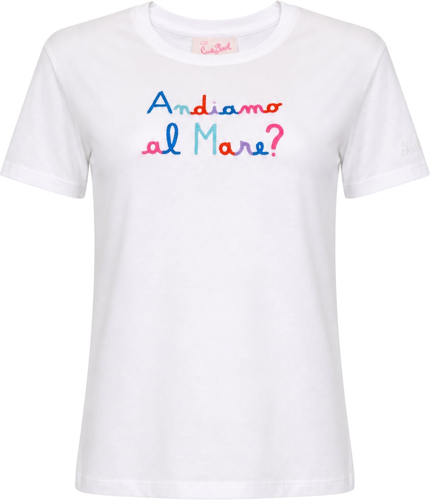 MC2 Saint Barth T-Shirts And Polos Andiamo Mare 01N Emb Wit