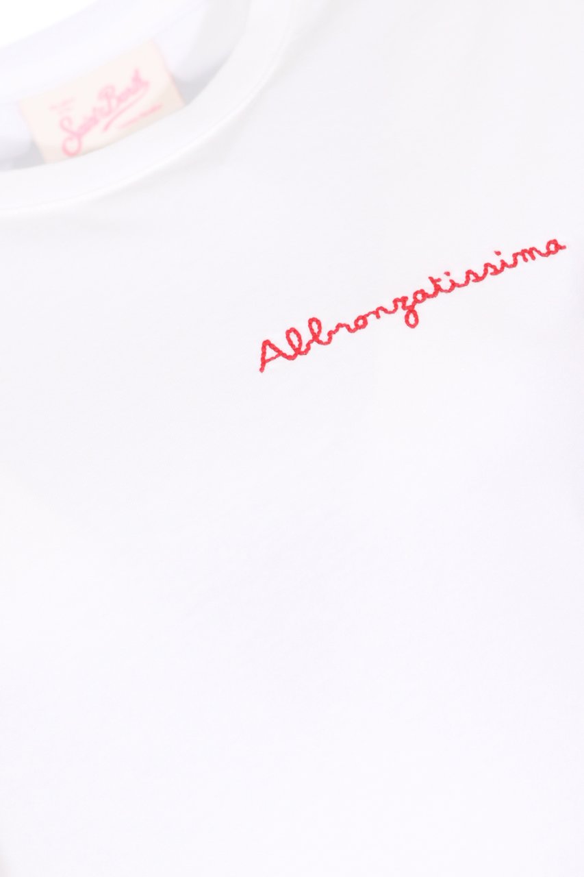 MC2 Saint Barth T-Shirts And Polos Abbronzatissima 01N Emb Wit