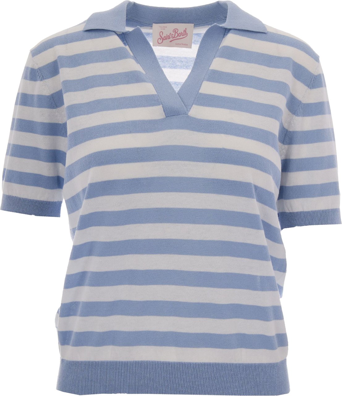 MC2 Saint Barth T-Shirts And Polos Stripes Pop 3110 Lichtblauw