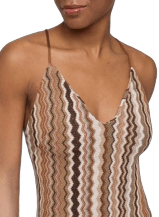 MC2 Saint Barth Saint Barth Abiti Marrone/beige Beige