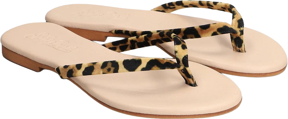 MC2 Saint Barth Sandals Leopard Beige
