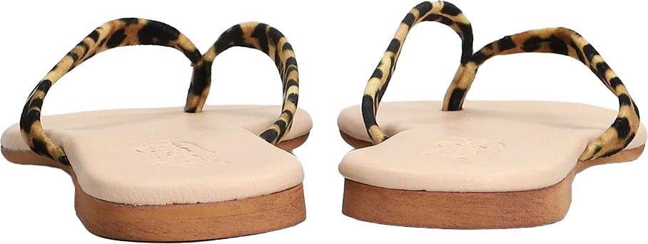 MC2 Saint Barth Sandals Leopard Beige