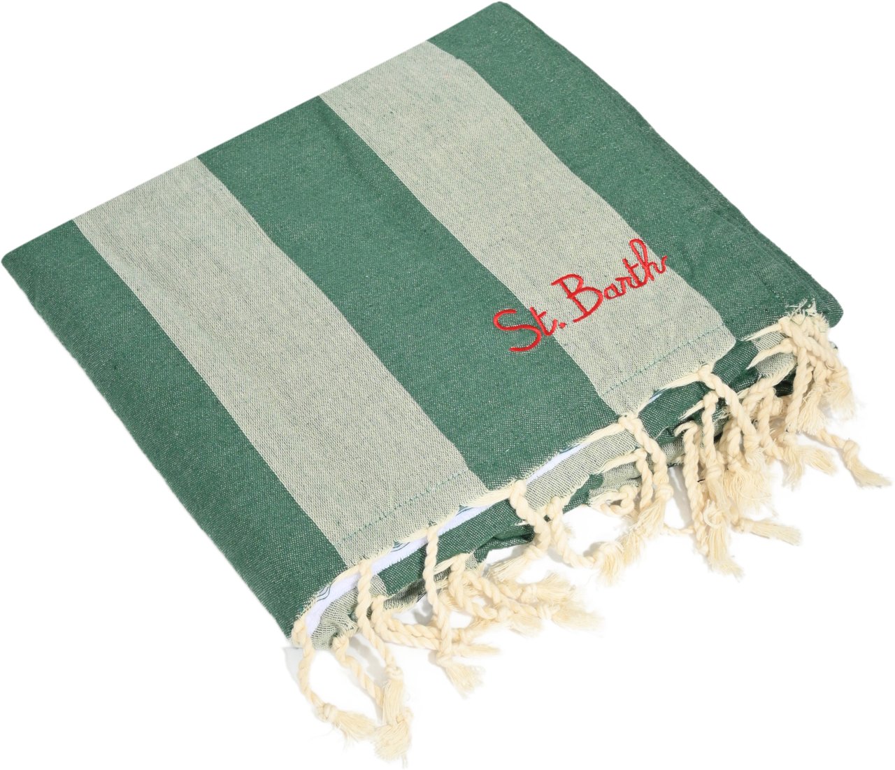 MC2 Saint Barth Seawear Stripes Pop V 51 Emb Lime