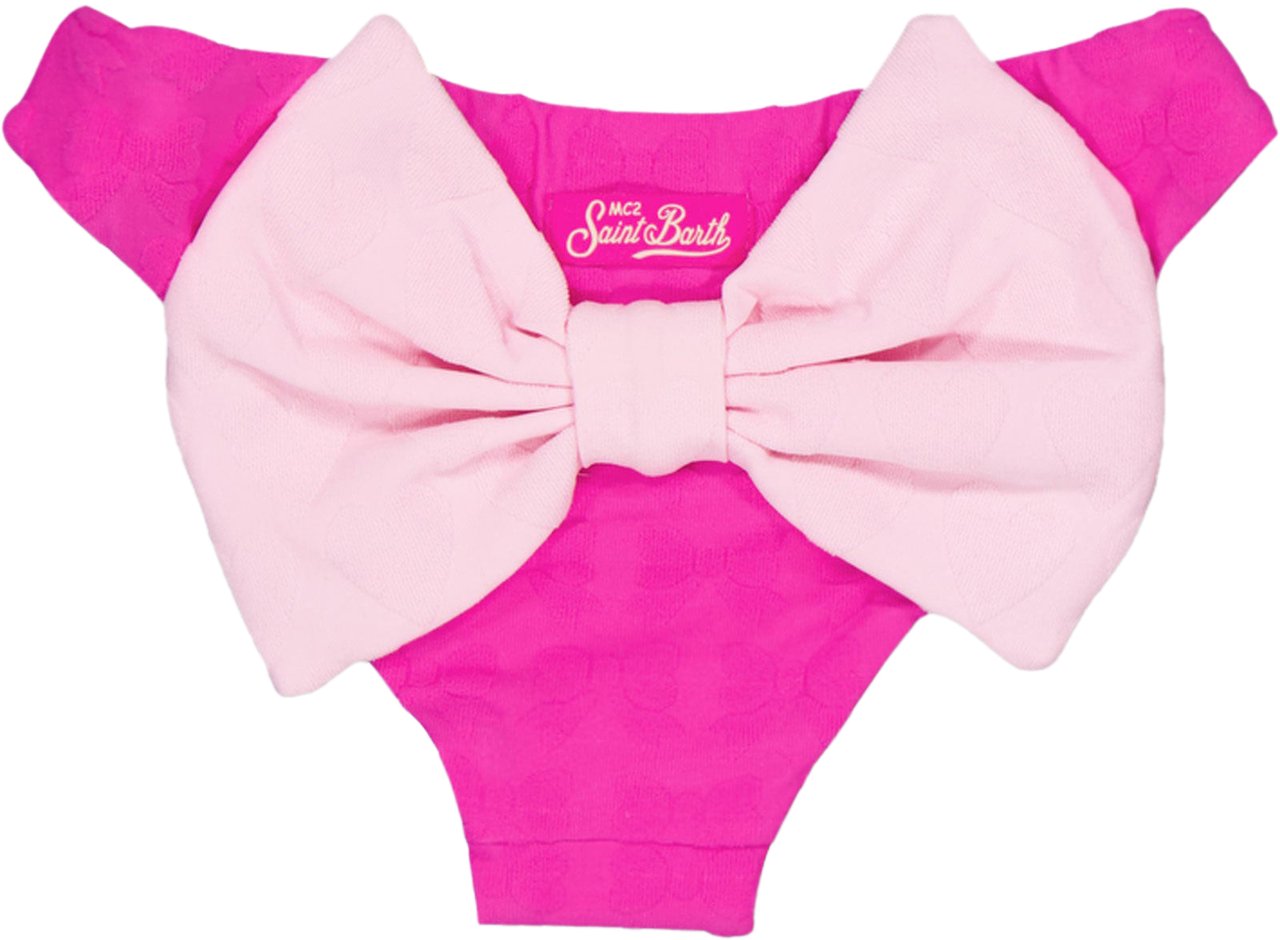 MC2 Saint Barth Kinder Meisjes Zwemkleding In Fuchsia Roze
