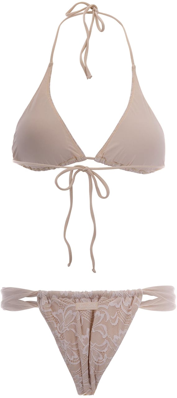 MC2 Saint Barth Sea Clothing Shiny Lace 1101 Beige