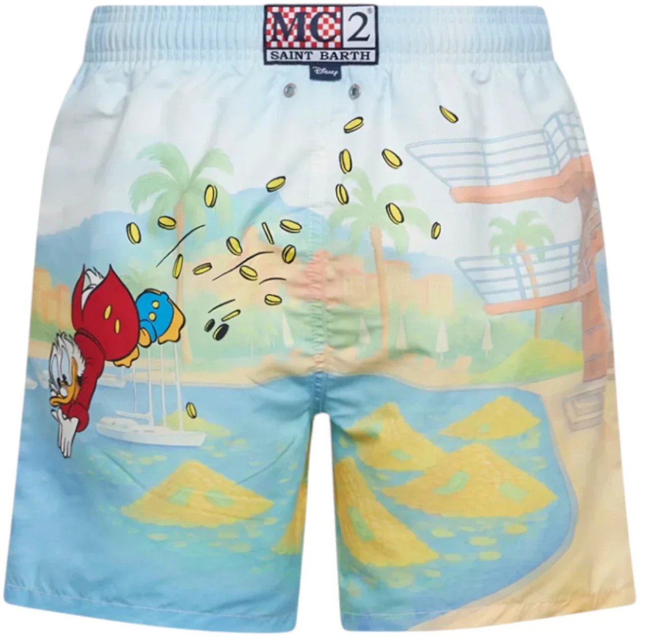 MC2 Saint Barth Sea Clothing Multicolor Lichtblauw