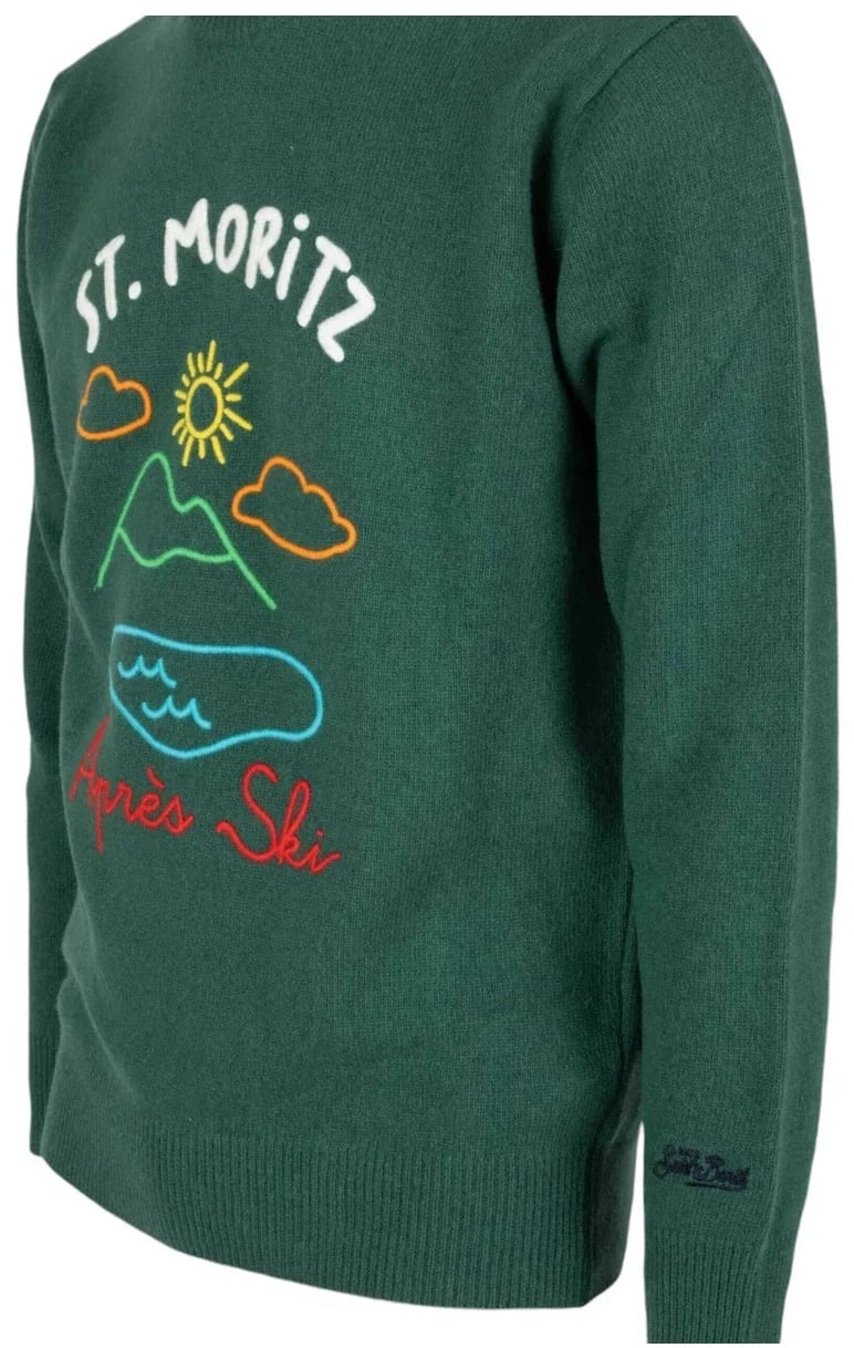MC2 Saint Barth Sweaters Green Groen