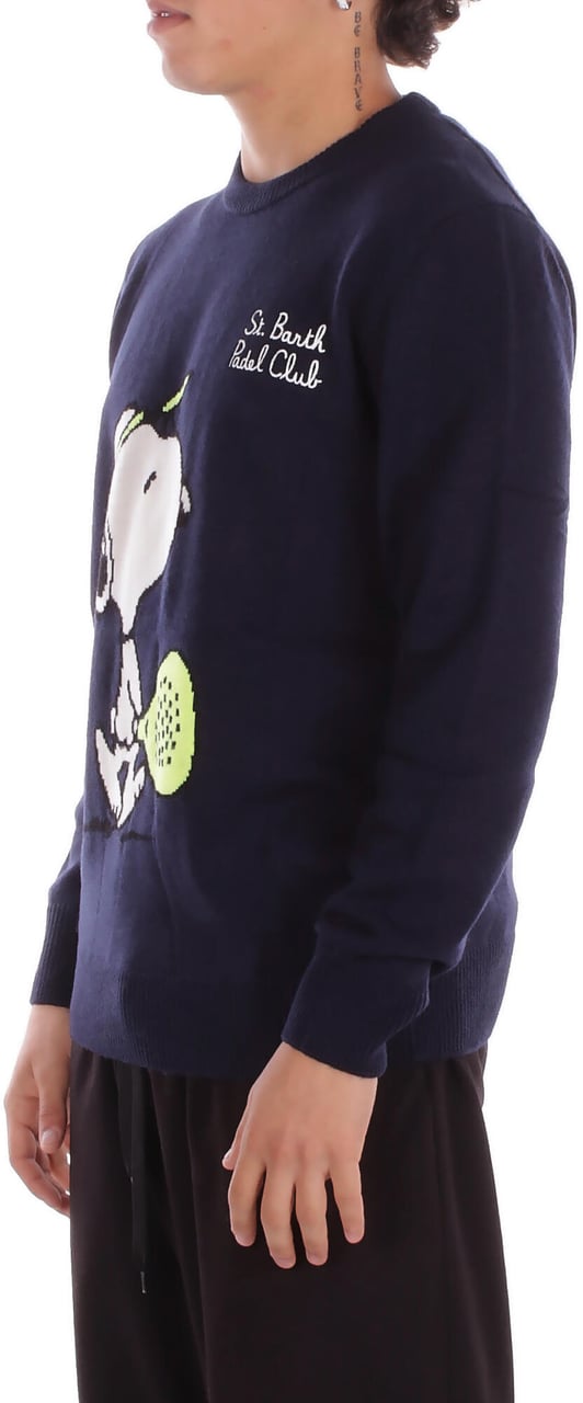 MC2 Saint Barth Sweaters Blue Blauw