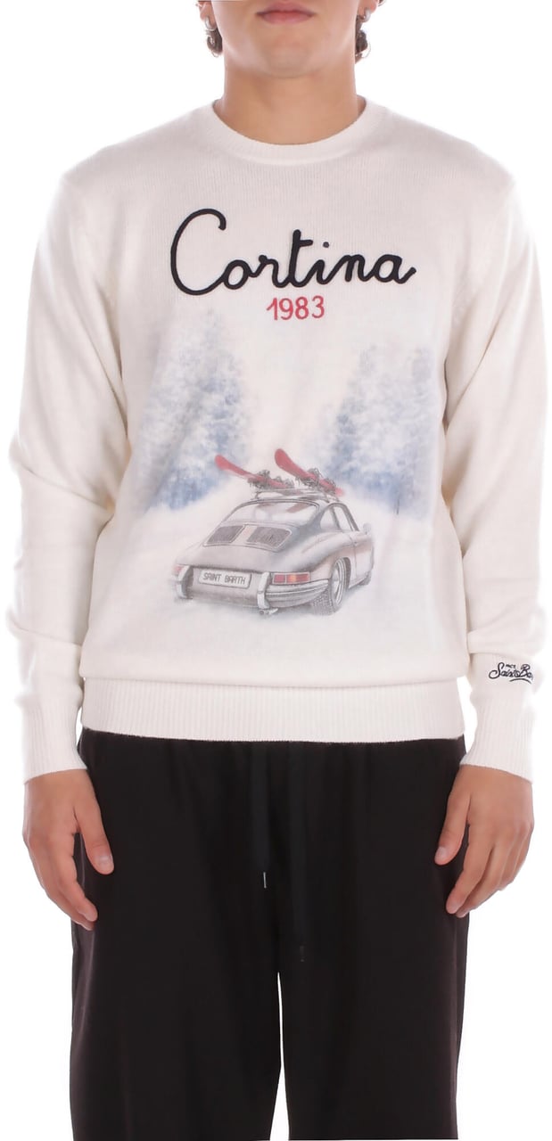 MC2 Saint Barth Sweaters Cream Wit