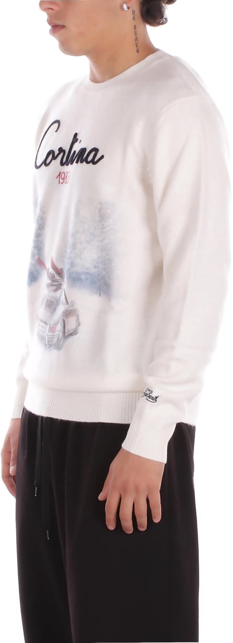 MC2 Saint Barth Sweaters Cream Wit