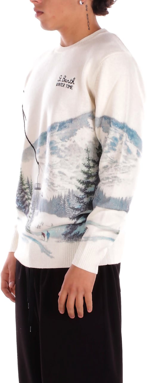 MC2 Saint Barth Sweaters Cream Wit