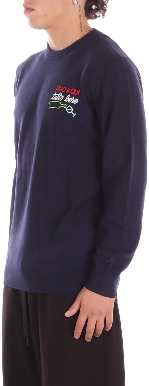 MC2 Saint Barth Sweaters Blue Blauw