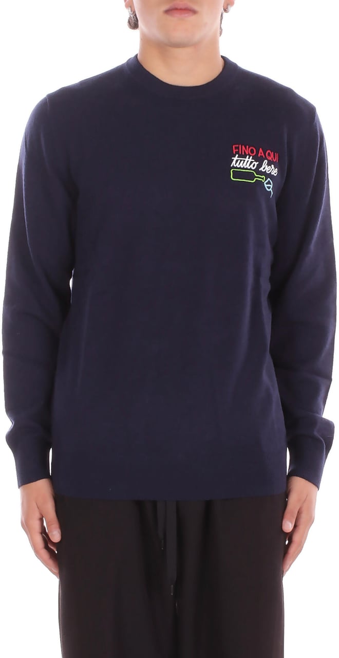 MC2 Saint Barth Sweaters Blue Blauw