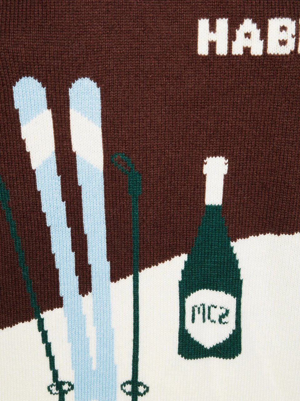 MC2 Saint Barth Sweaters Marrone/Bianco Bruin