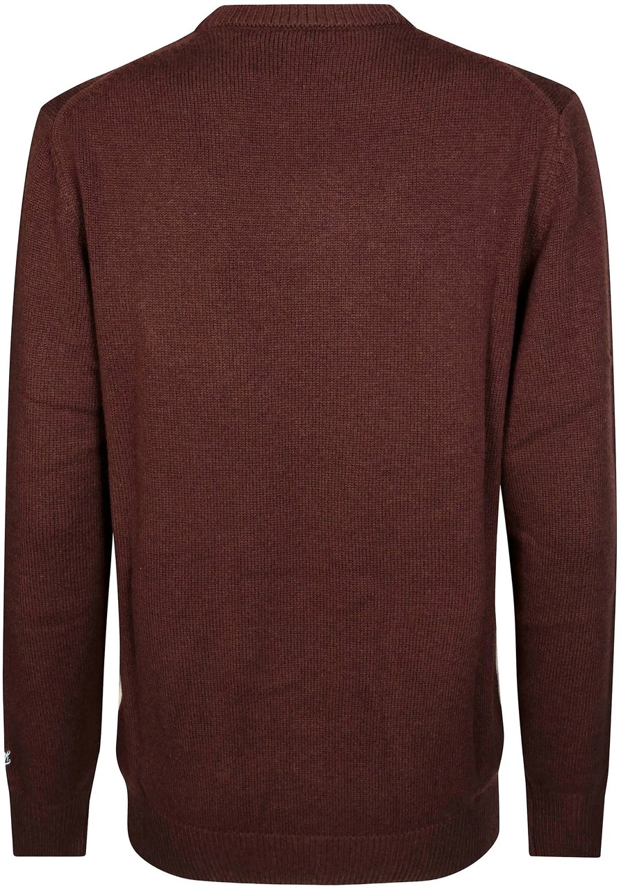 MC2 Saint Barth Sweaters Marrone/Bianco Bruin