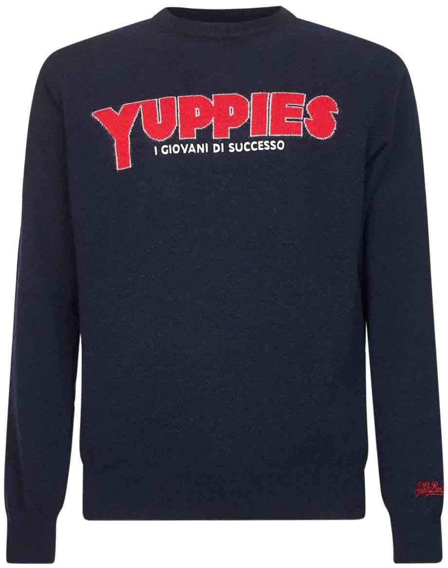 MC2 Saint Barth Sweaters Blue Blauw