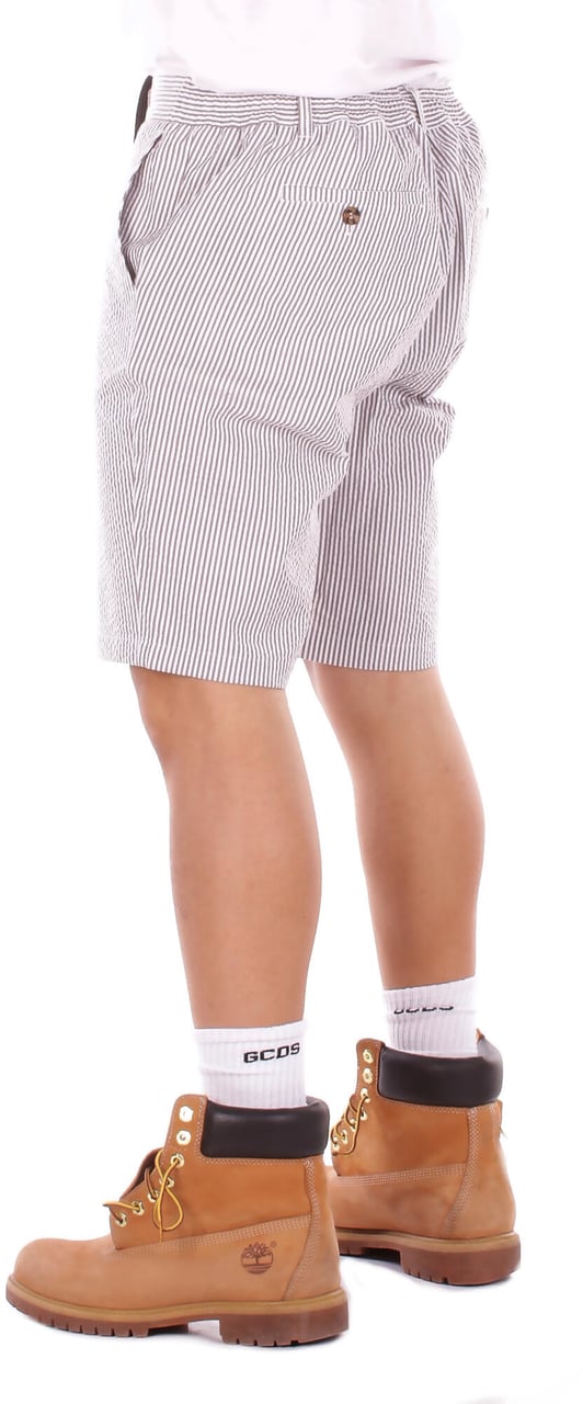MC2 Saint Barth Shorts Beige Bianco Wit
