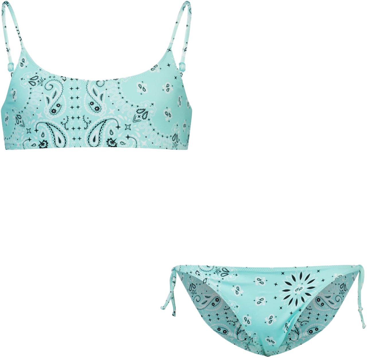 MC2 Saint Barth MC2 Saint Barth Kinder Meisjes Zwemkleding In Turquoise Blauw