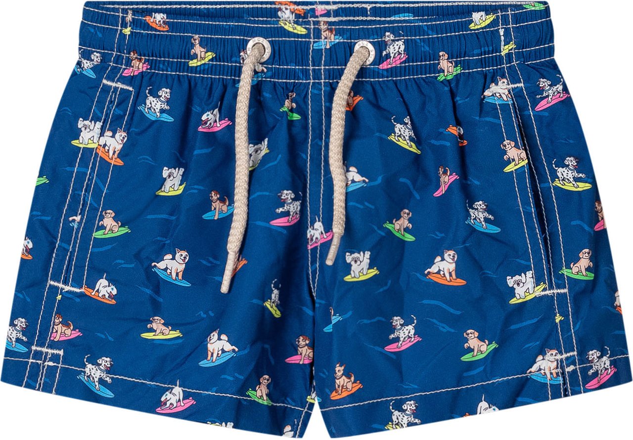 MC2 Saint Barth Costume da Bagno con Stampa Grafica Blauw