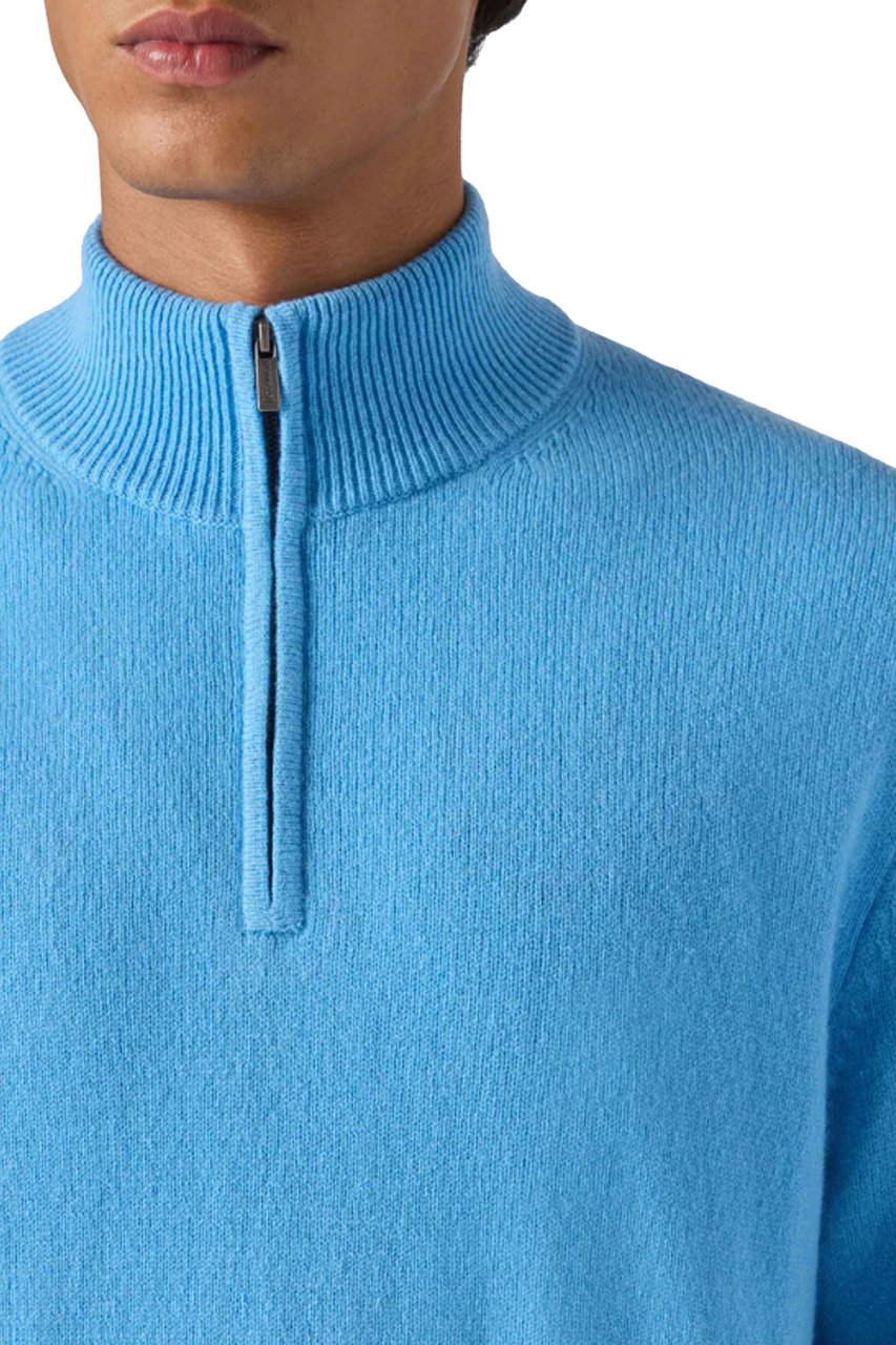 MC2 Saint Barth Sweaters 33 Dusty Blue Blauw