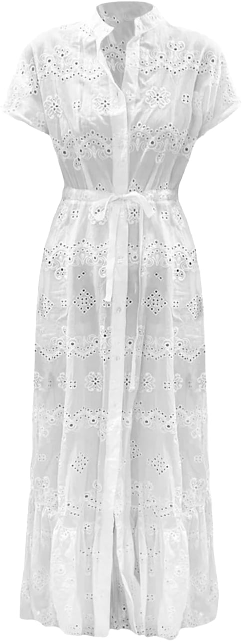 MC2 Saint Barth Dress White Wit