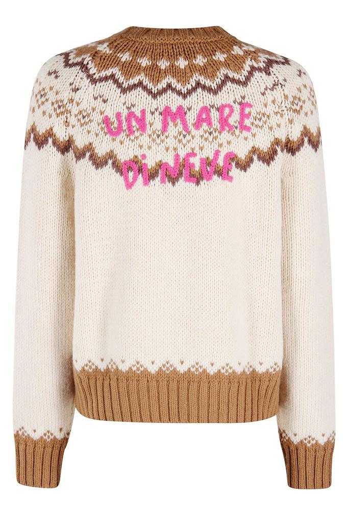 MC2 Saint Barth Nordic-Inspired Knit Sweater Wit
