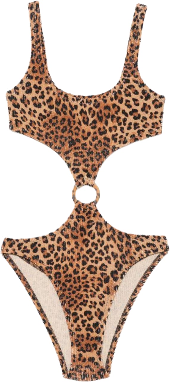 MC2 Saint Barth Sea Clothing Leopard Beige