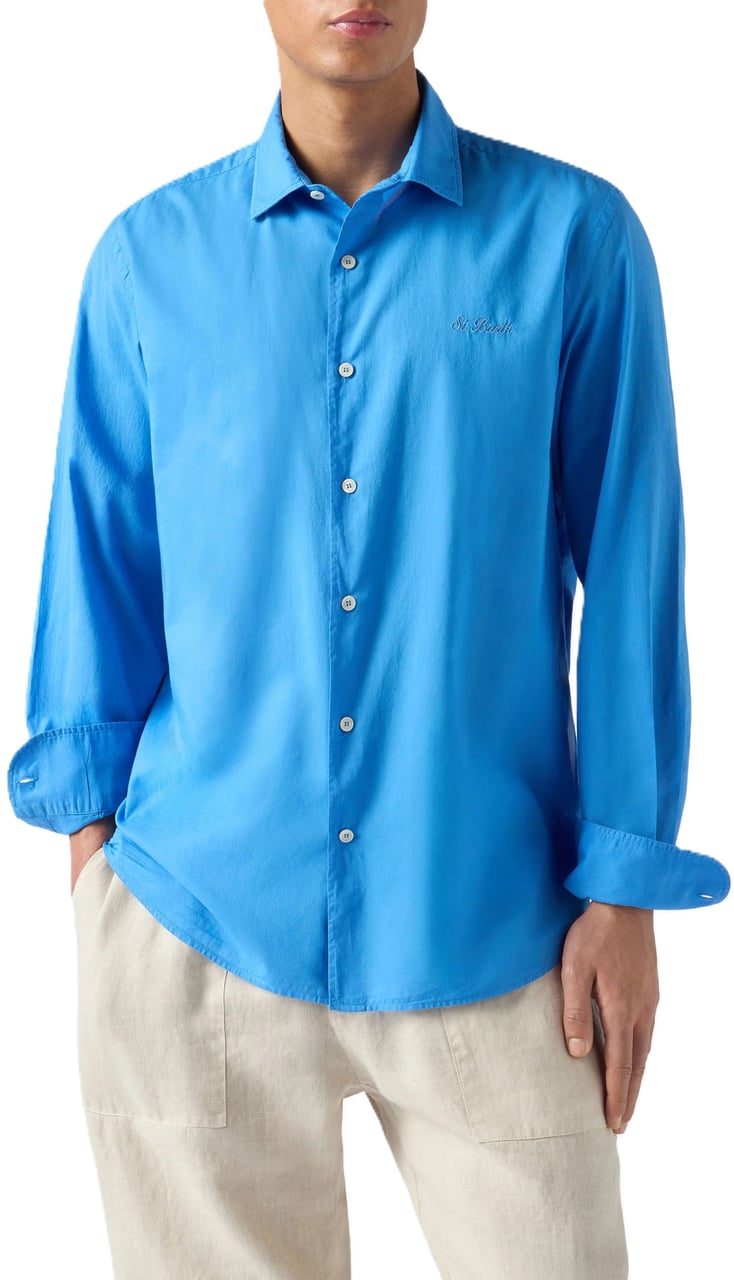 MC2 Saint Barth Shirts Bluette Blauw
