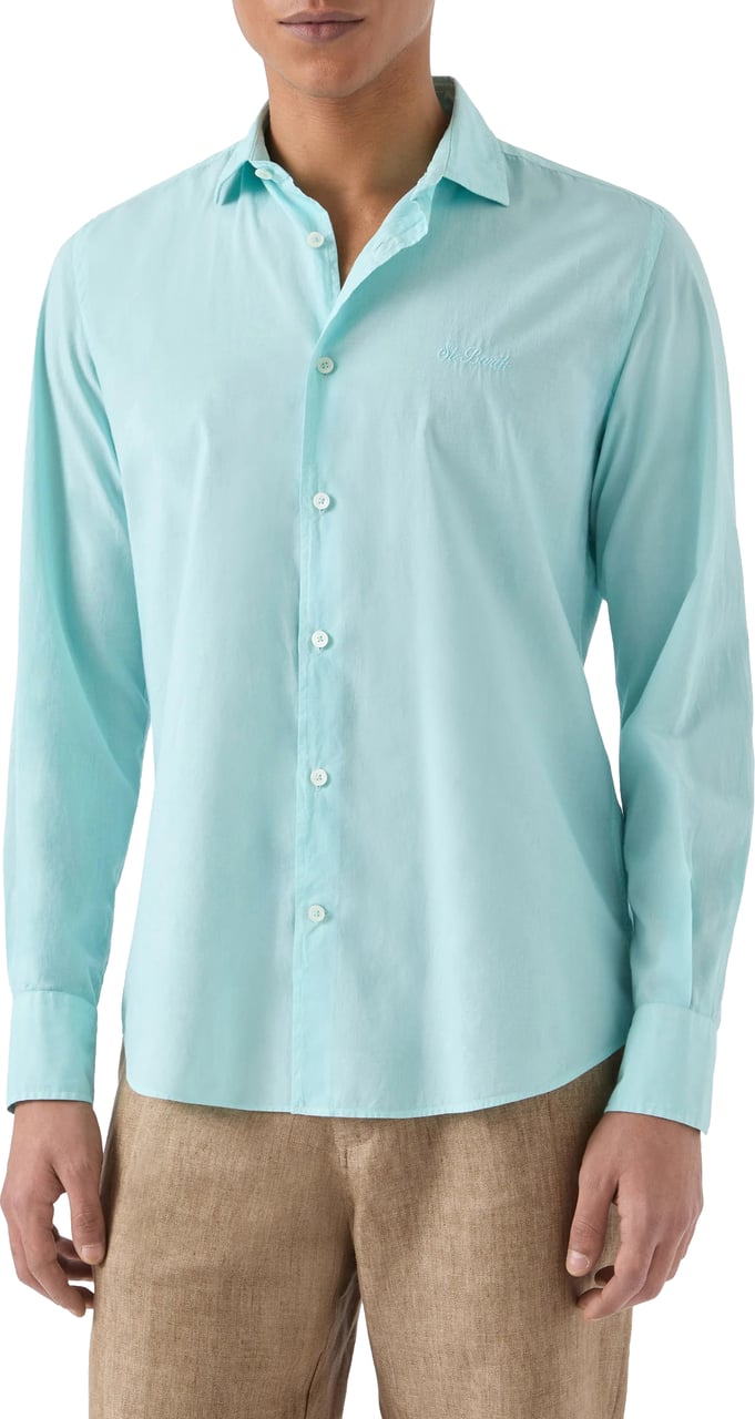 MC2 Saint Barth Shirts Azzurro Lichtblauw