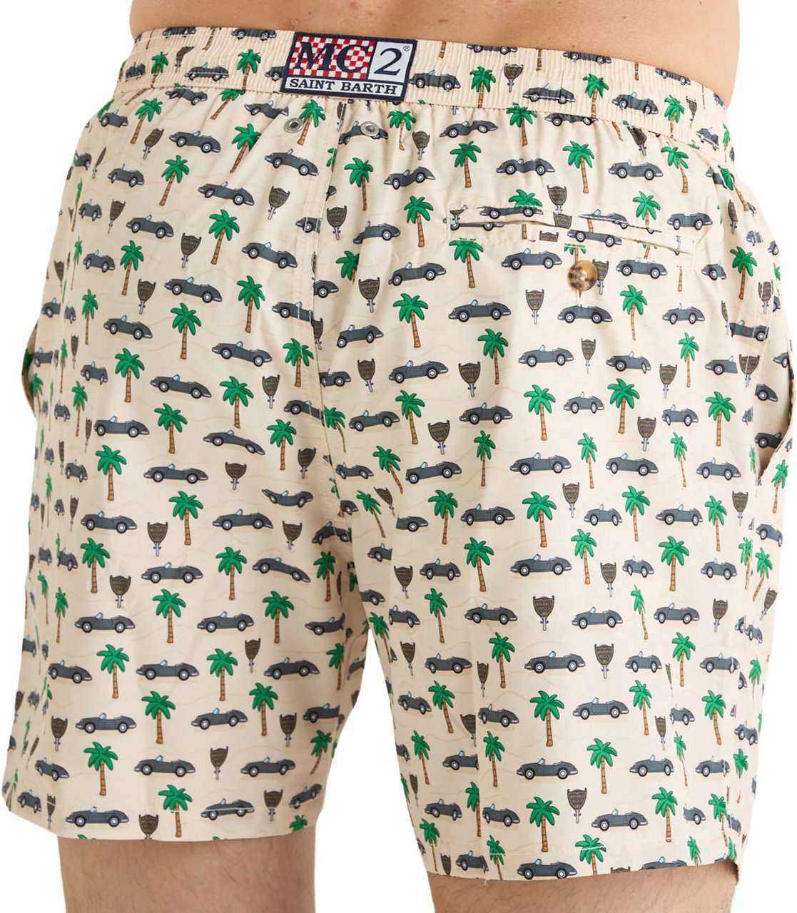 MC2 Saint Barth Sea Clothing Beige Wit