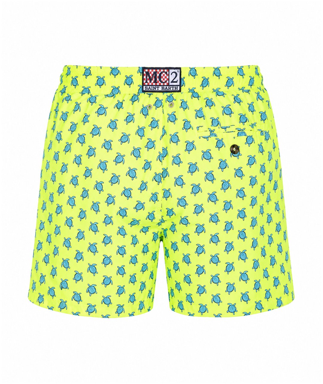 MC2 Saint Barth Sea Clothing Splash Turtle 94 Geel