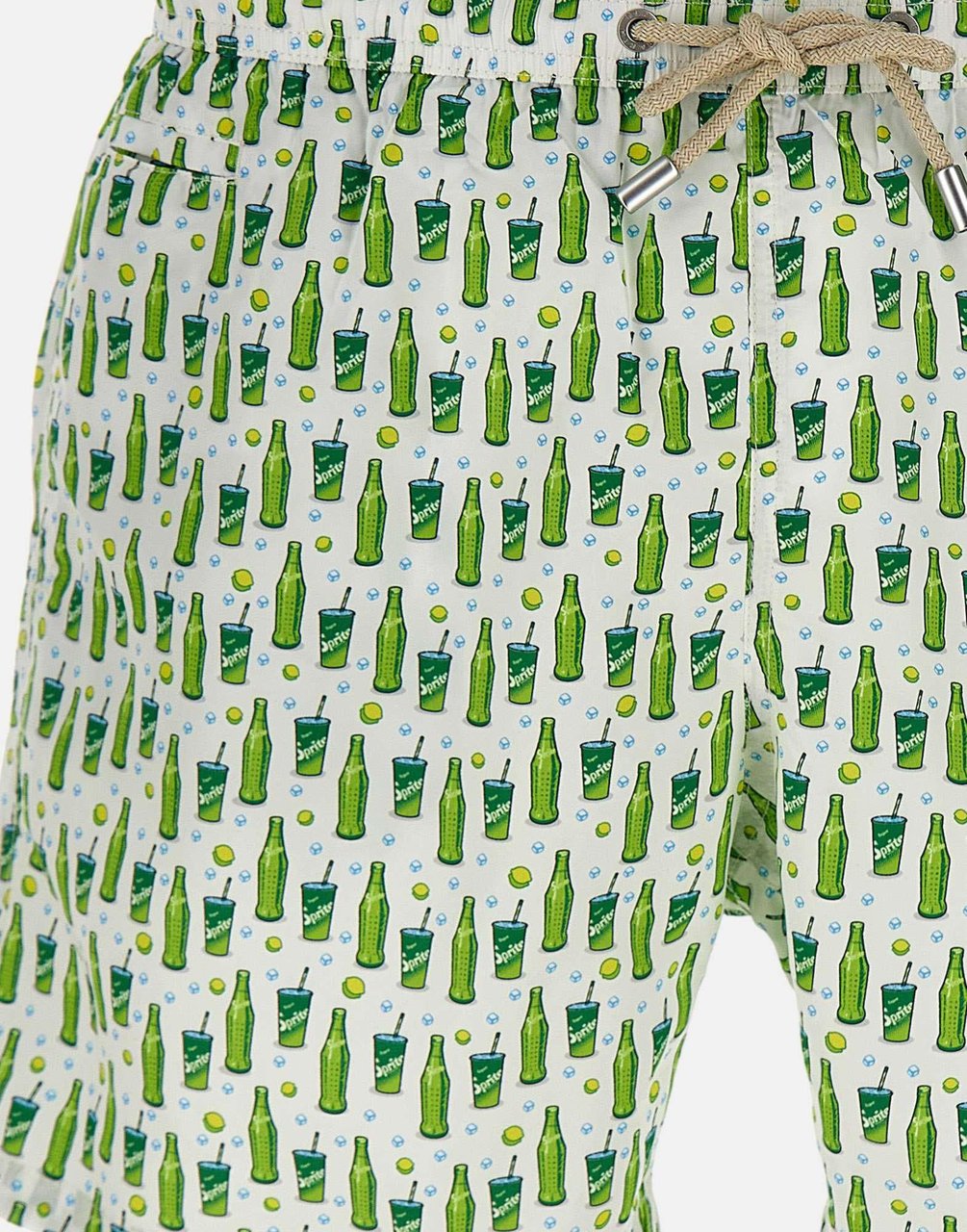 MC2 Saint Barth Sea Clothing Bianco/Verde Wit