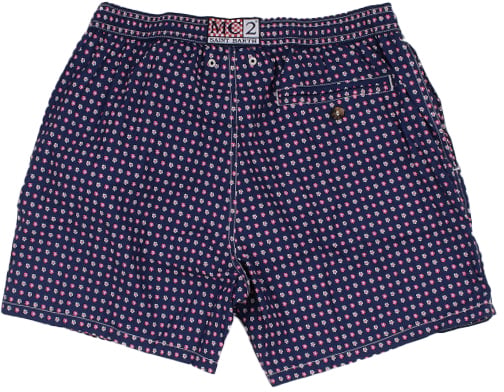 MC2 Saint Barth Sea Clothing Fiori Blu Navy
