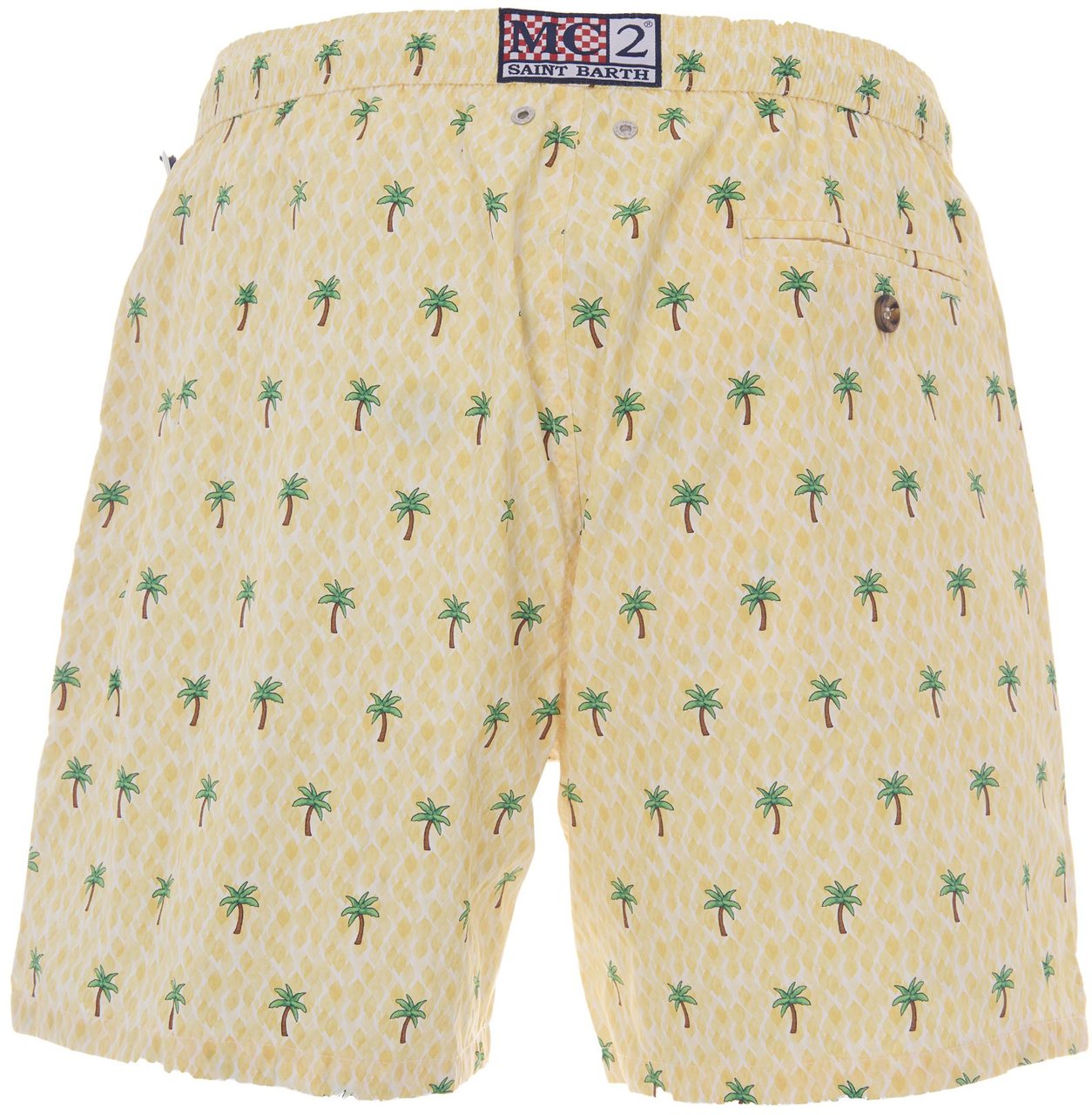 MC2 Saint Barth Sea Clothing Palm Rhomboid 91 Geel