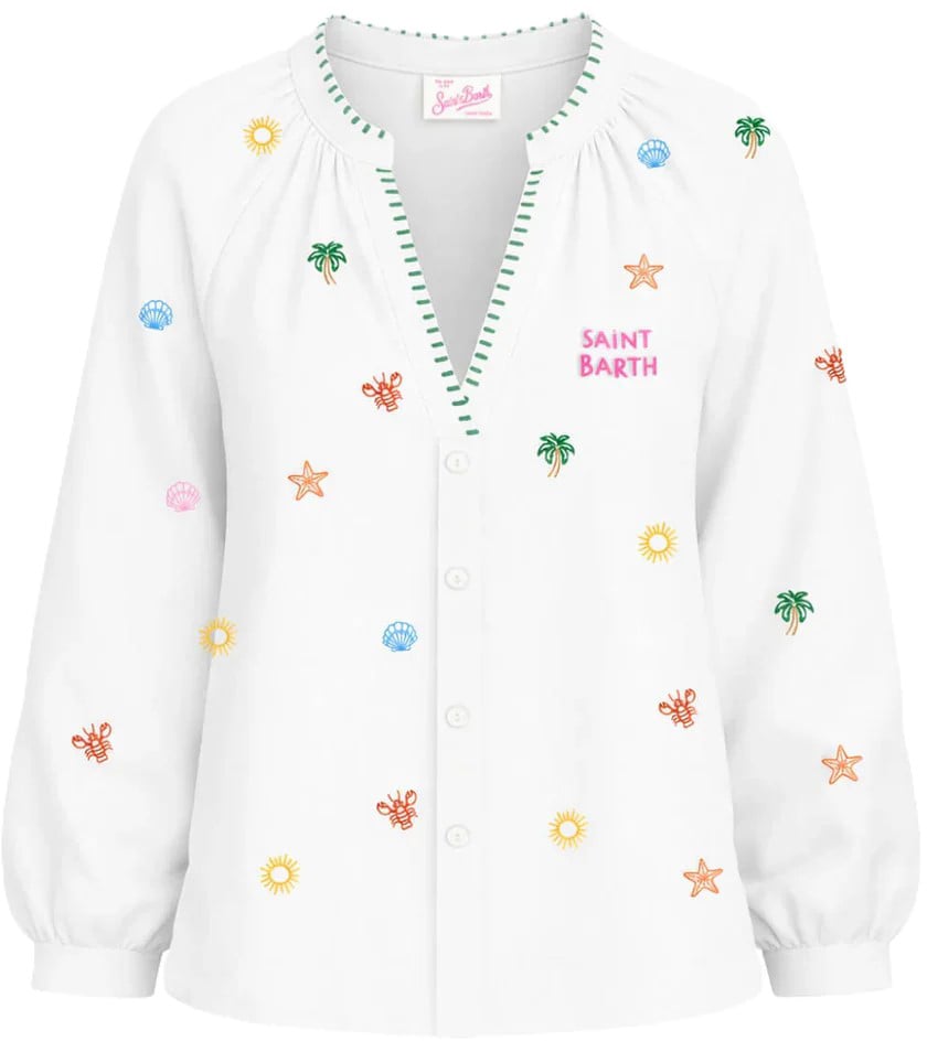 MC2 Saint Barth Shirts White Wit
