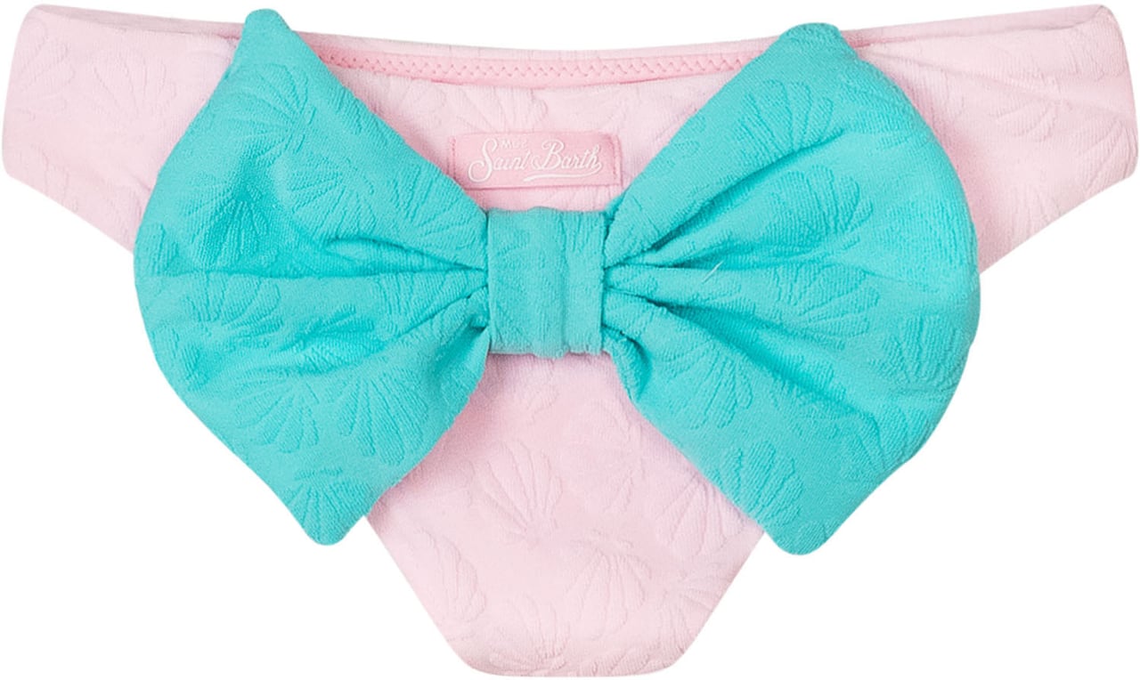 MC2 Saint Barth Slip Madame con Fiocco Applicato Roze