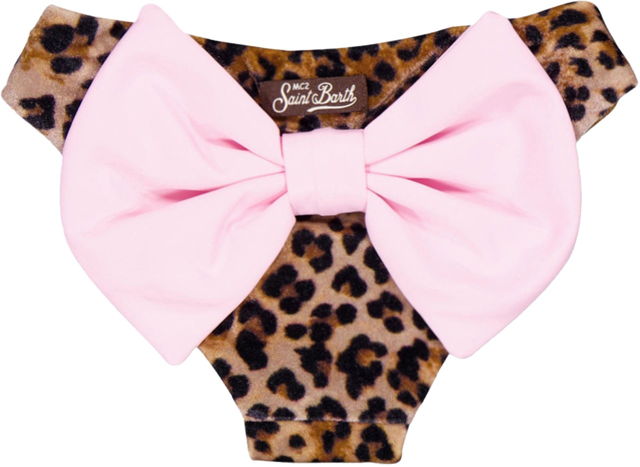 MC2 Saint Barth MC2 Saint Barth Kinder Meisjes Zwemkleding In Panter Dierenprint
