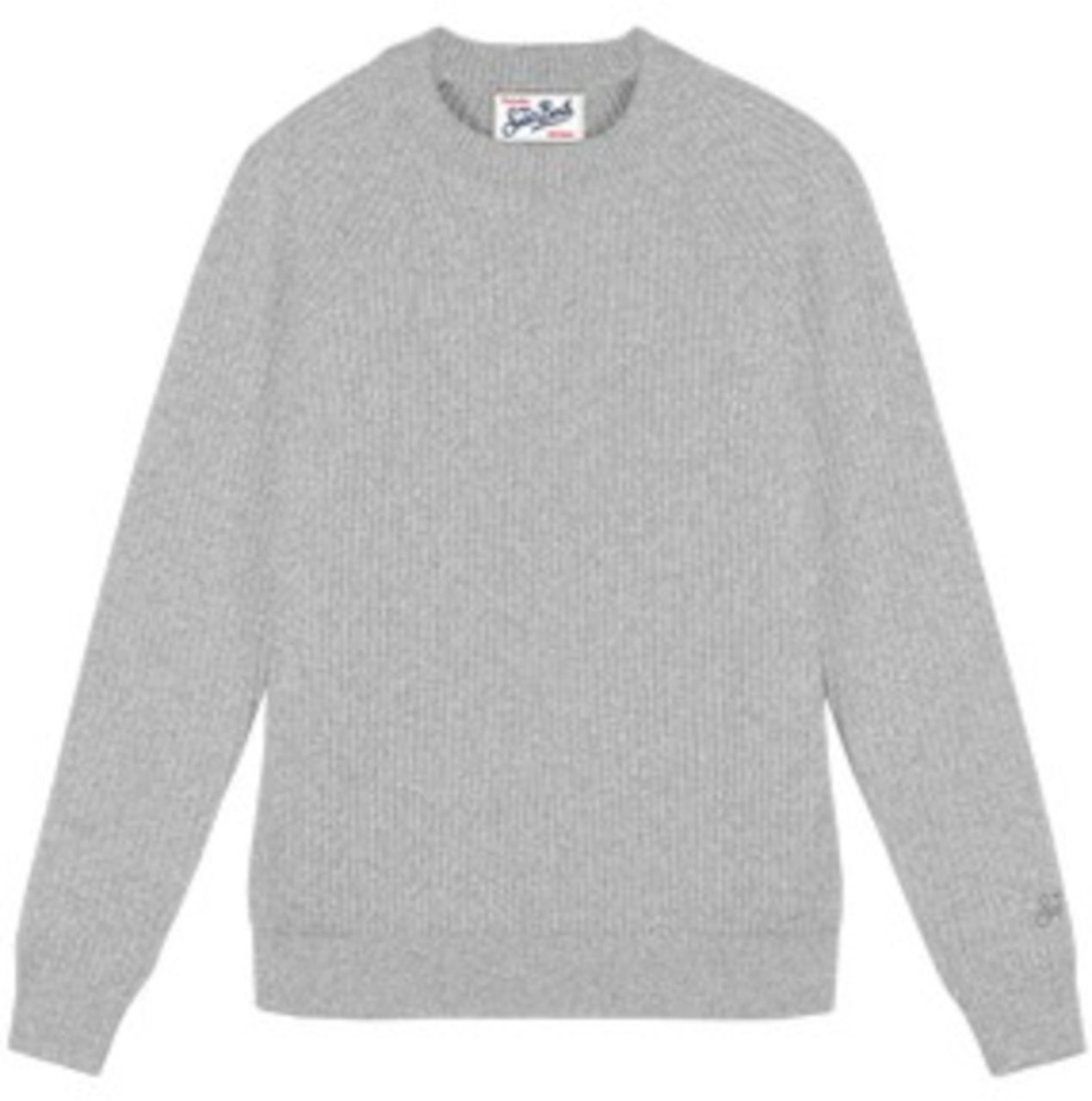 MC2 Saint Barth Sweaters Light Melange Lichtgrijs