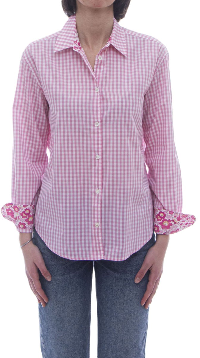 MC2 Saint Barth Shirts Rosa/Bianco Roze