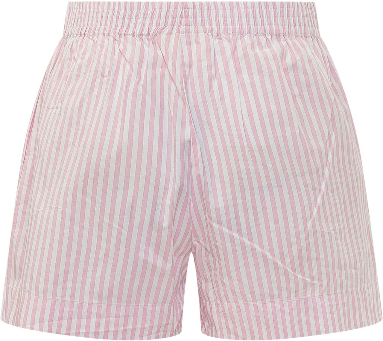 MC2 Saint Barth Shorts a Righe Rosa con Vita Elasticizzata Roze